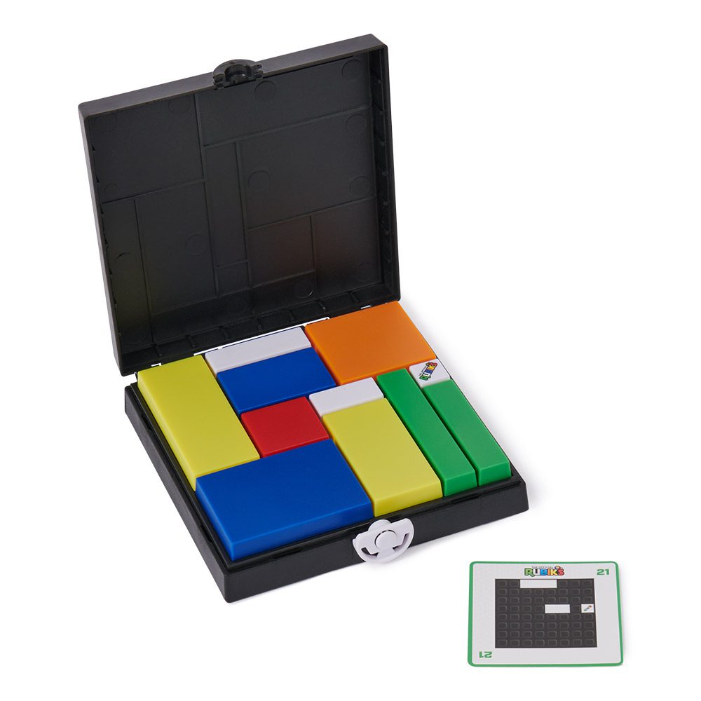 Rubik's Gridlock – Juego De Lógica Y Estrategia Con 88 Desafíos, Rompecabezas De Bloques Para Niños +8 Años