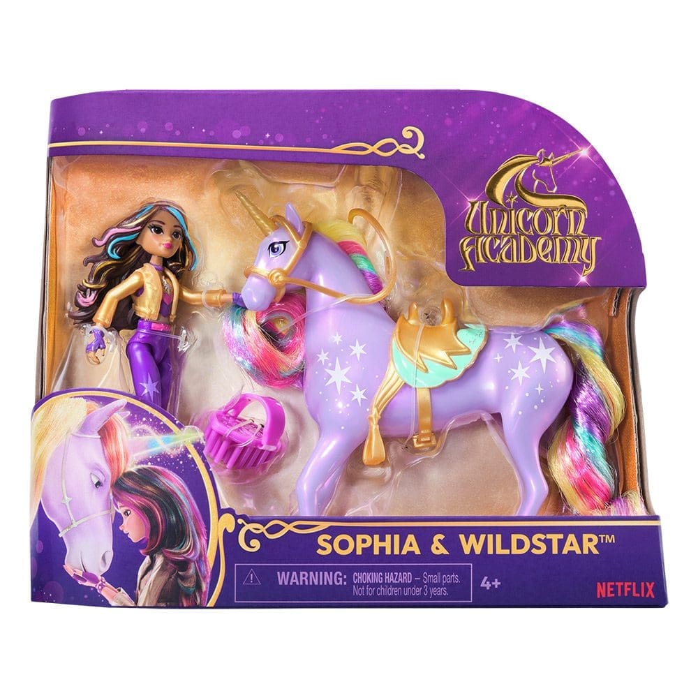  Unicorn Academy | Muñeca Sophia y Wildstar Unicornio