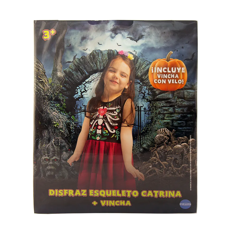 Halloween | Disfraz Catrina Color Talle 1 | slide 2