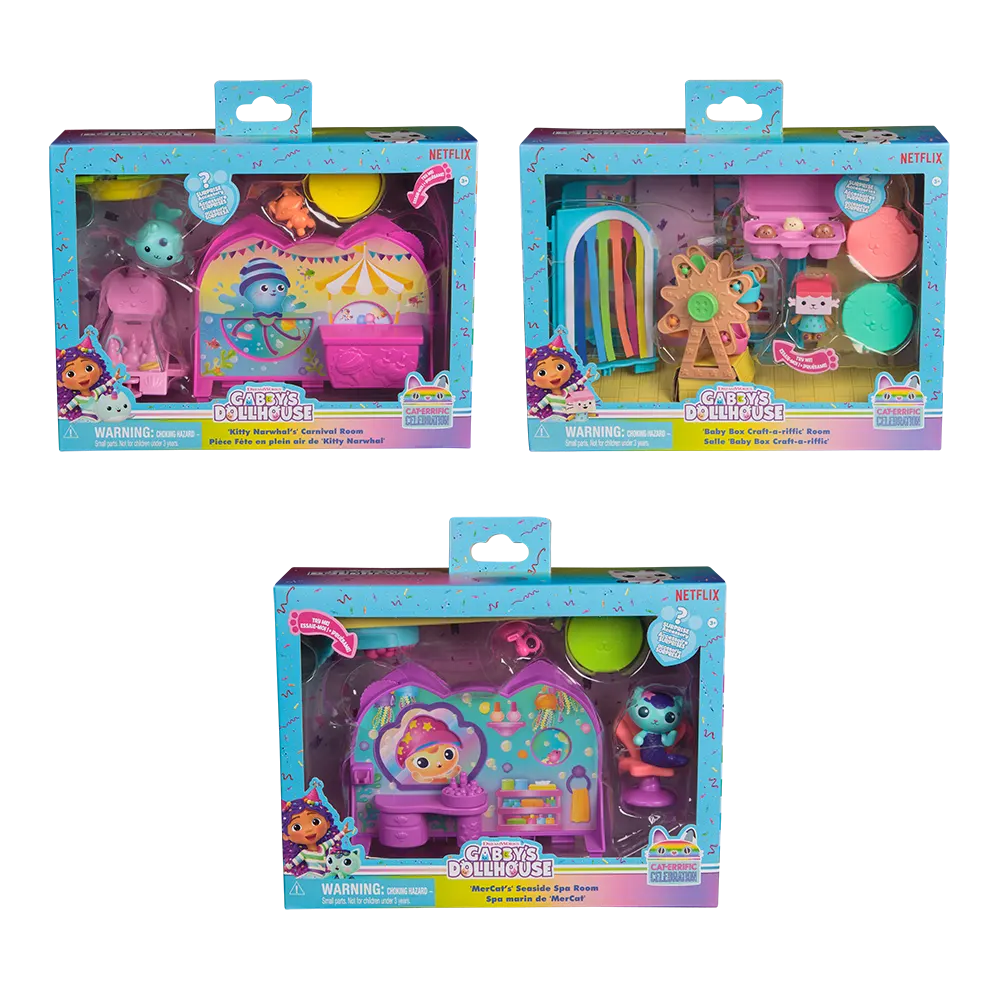 La Casa de Muñecas de Gabby | Deluxe Rooms Celebration