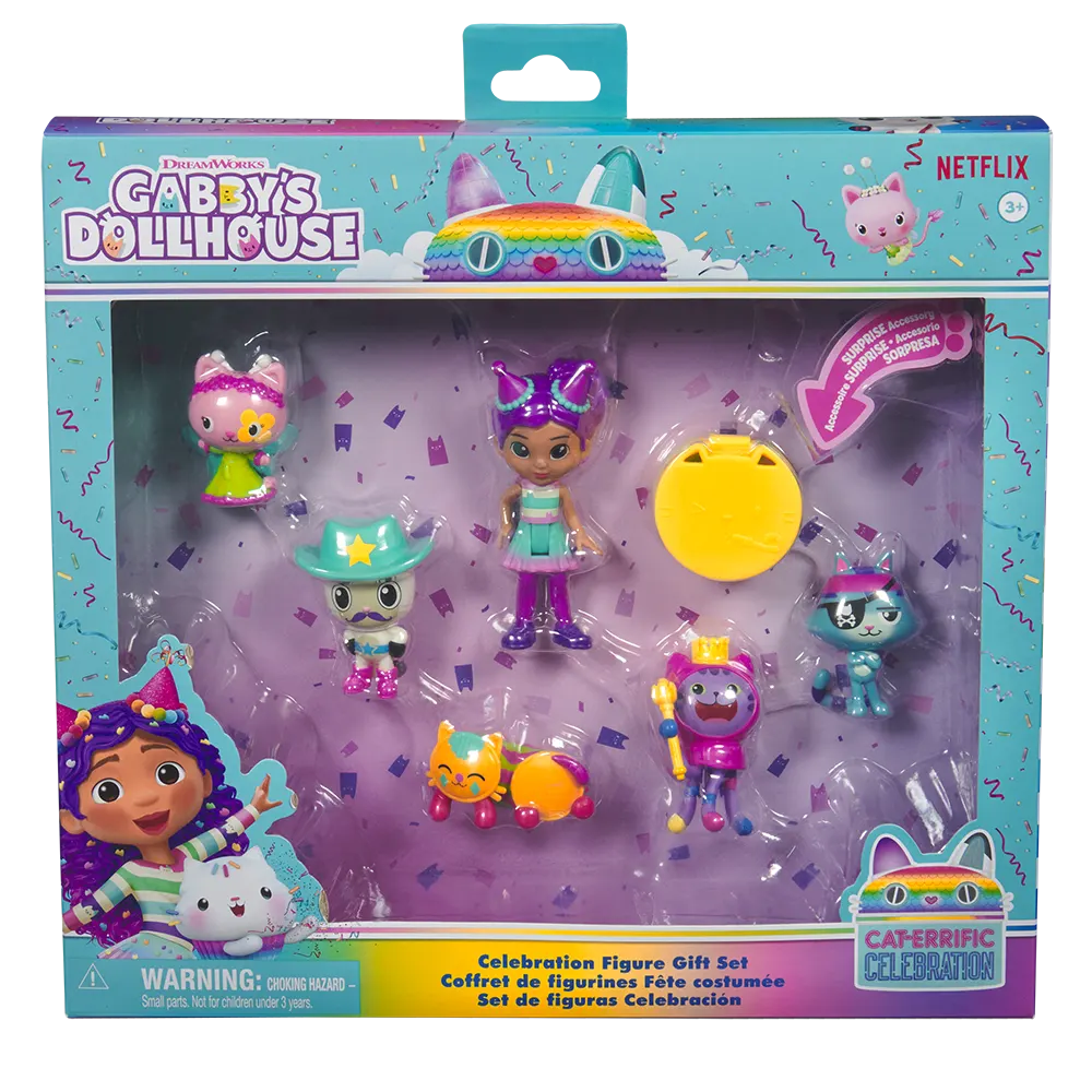 La Casa de Muñecas de Gabby | Pack 7 Figuras