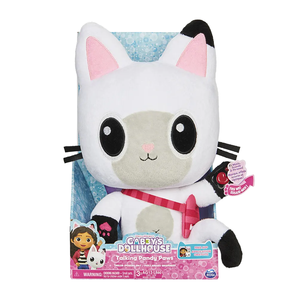 La Casa de Muñecas de Gabby | Peluche Pandy Paws con sonidos