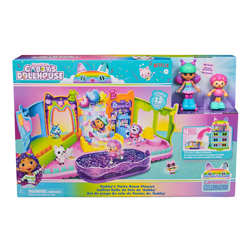 La Casa de Muñecas de Gabby | Playset Party Room