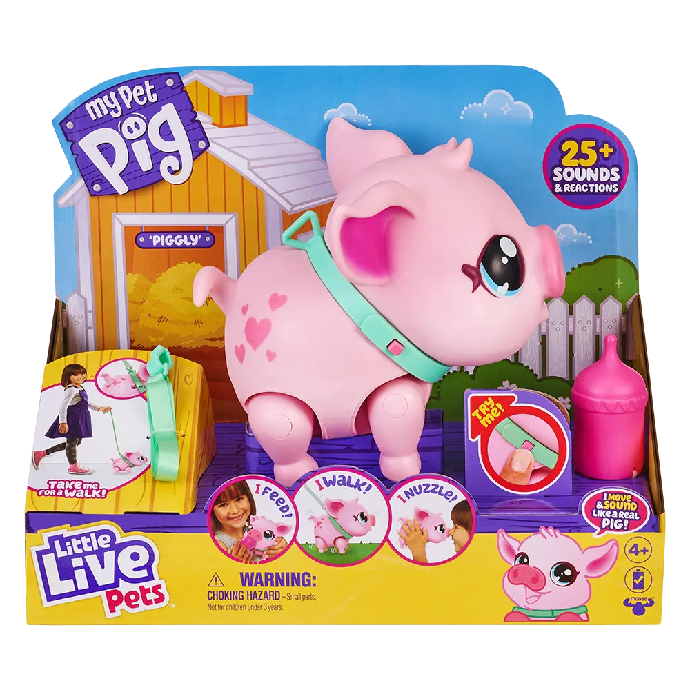 Little Live Pets | Cerdito Interactivo My Pet Piggly