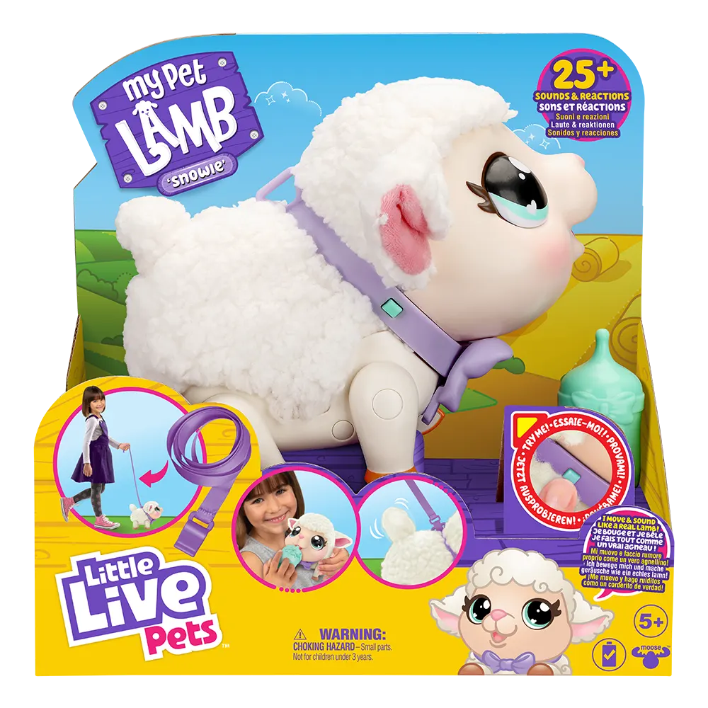 Little Live Pets | Corderito de Peluche Snowie