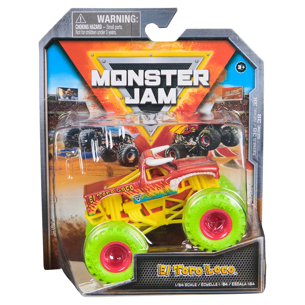 Monster Jam | Vehículo El Toro Loco 1:64