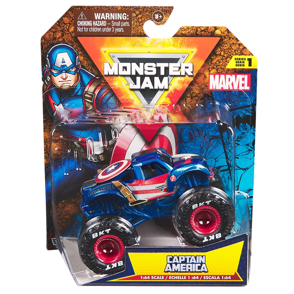Monster Jam | Vehículo Surtido Marvel 1:64