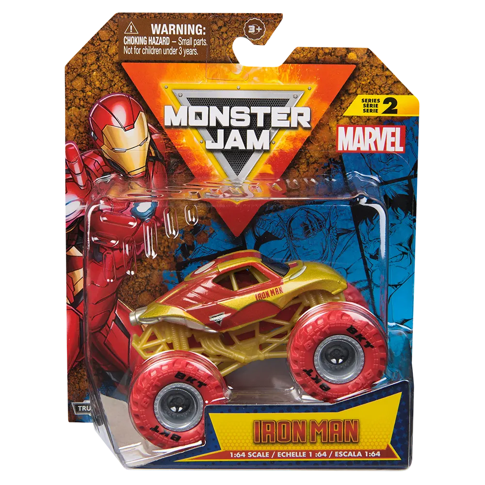 Monster Jam | Vehículo Iron Man 1:64
