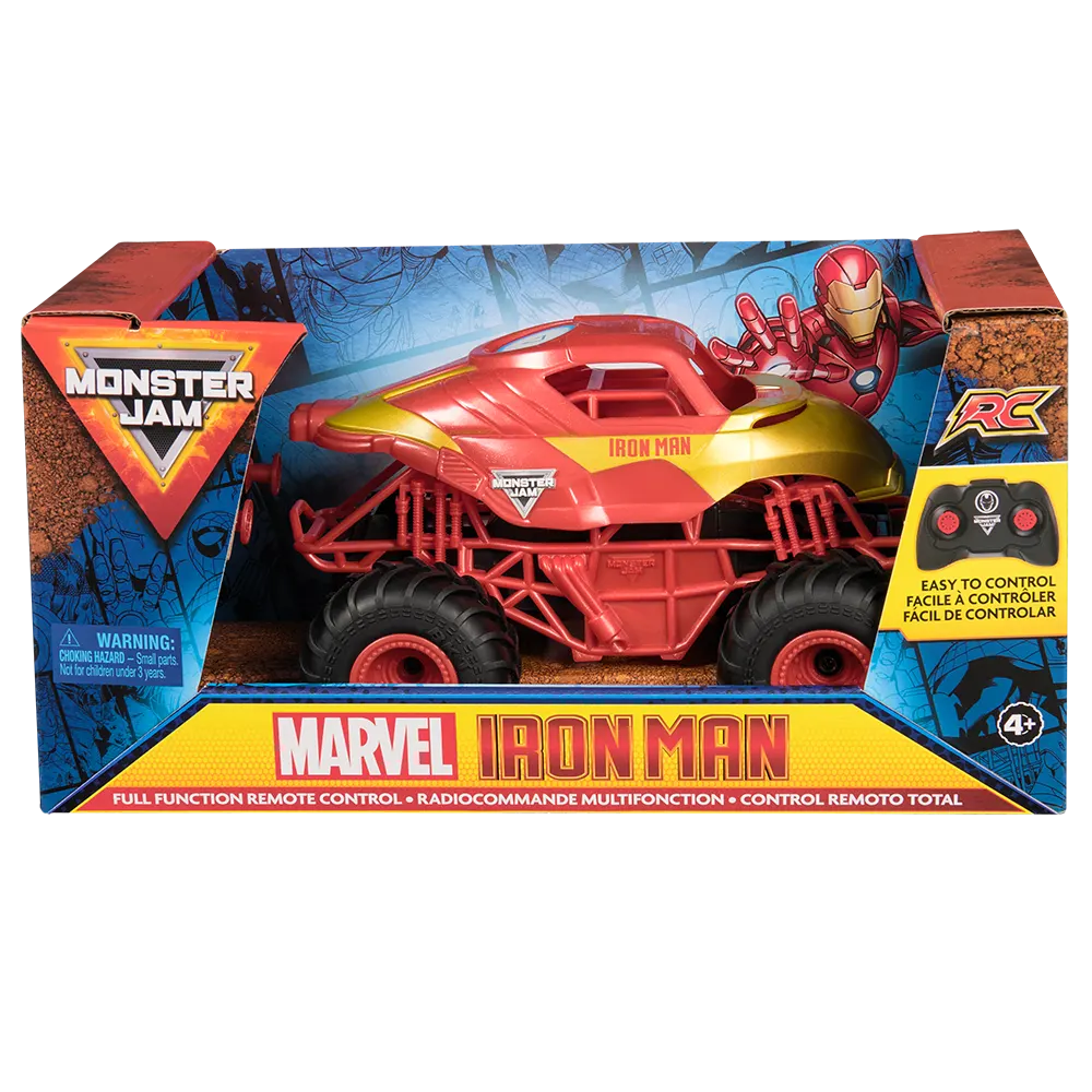 Monster Jam | Vehículo Iron Man 1:24 Radio Control
