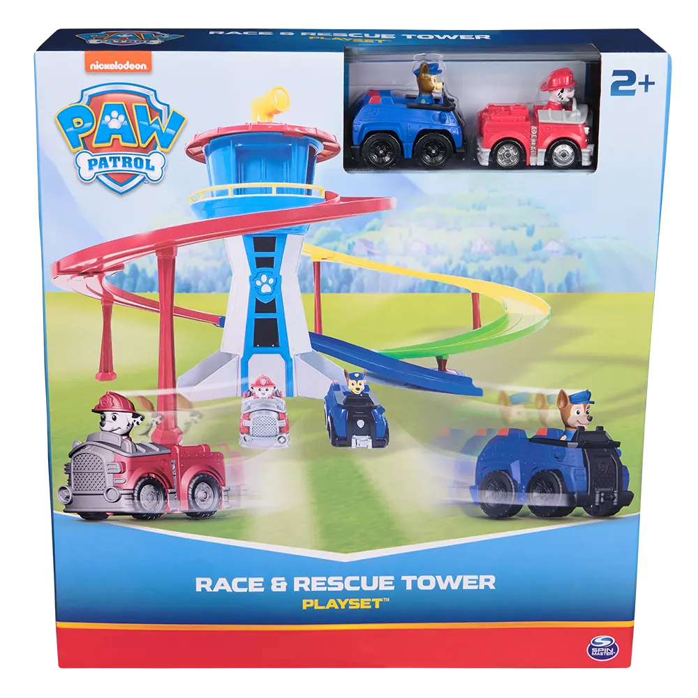 Paw Patrol | Playset torre con mini vehículos