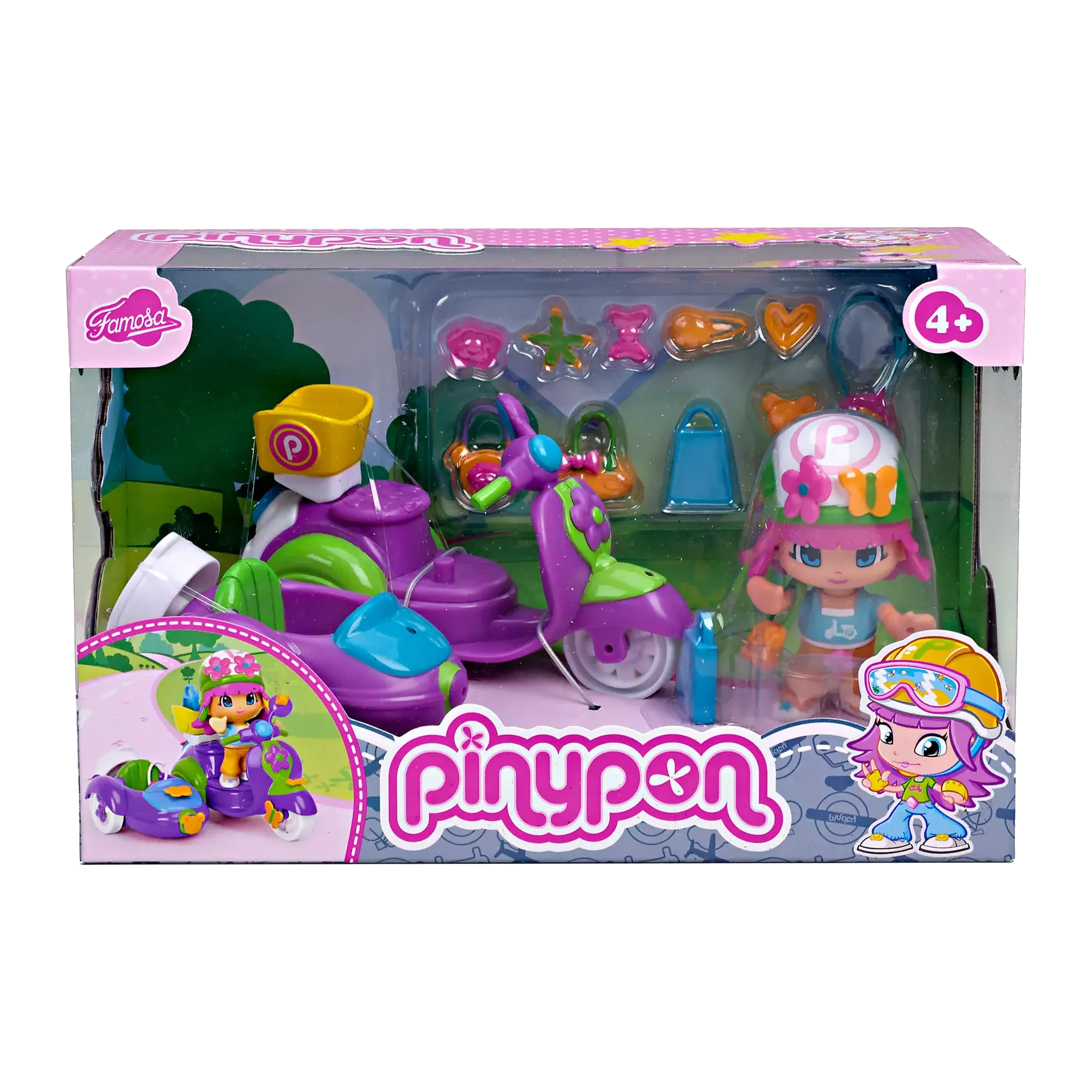 Pinypon | Coche Side Car 