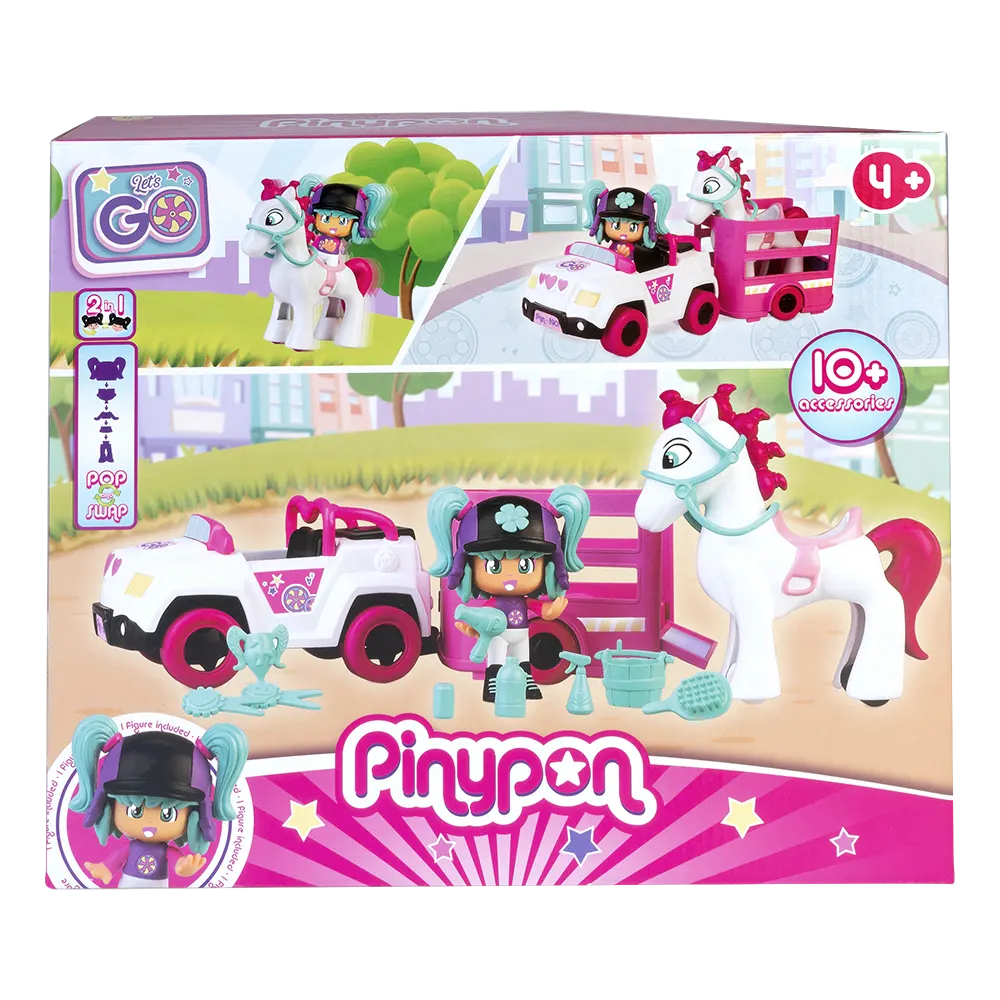 Pinypon | Camioneta  Trailer Let´s Go 
