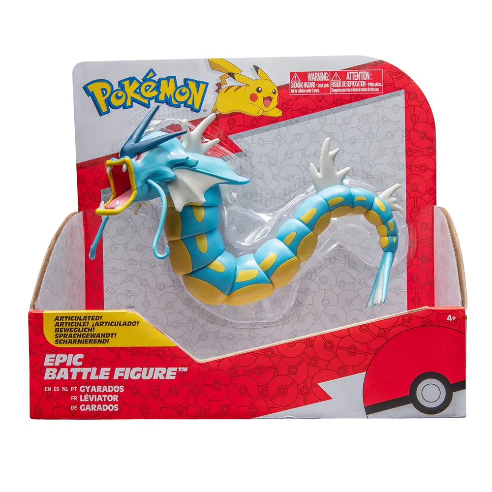 Pokemon | Gyarados y Venusaur articulados 30 cm