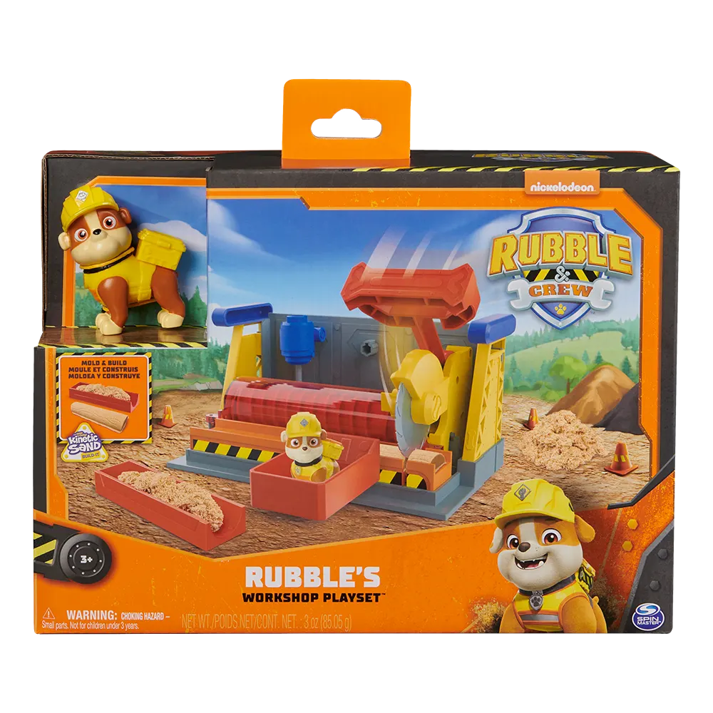 Rubble & Crew | Workshop Playset Construcción Arena Kinética