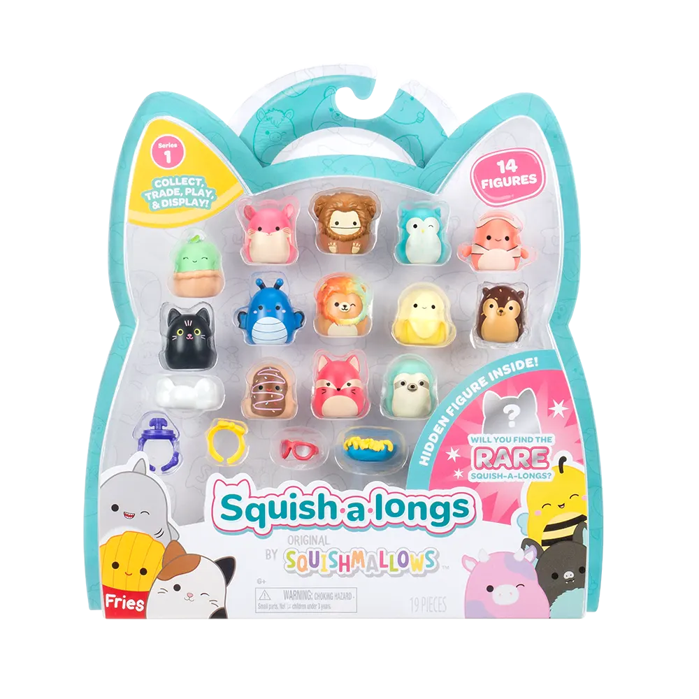 Squish-a-longs | Mini Figuras Squishalongs Pack 14