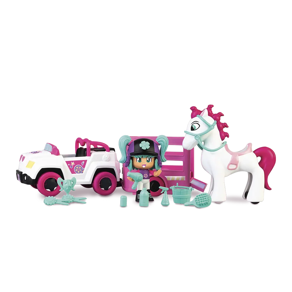 Pinypon | Camioneta  Trailer Let´s Go  | slide 2