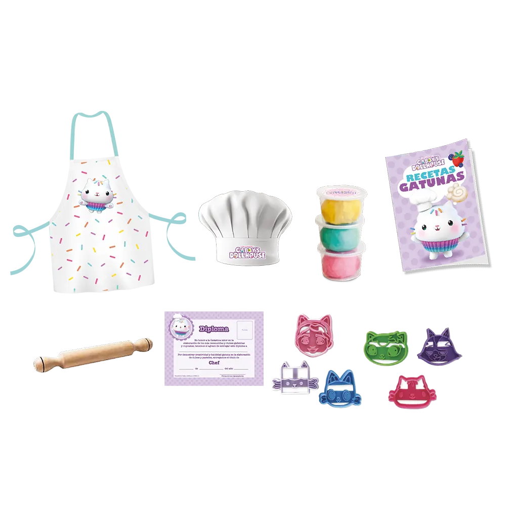 La Casa de Muñecas de Gabby | Chef Cocinera Set | slide 1
