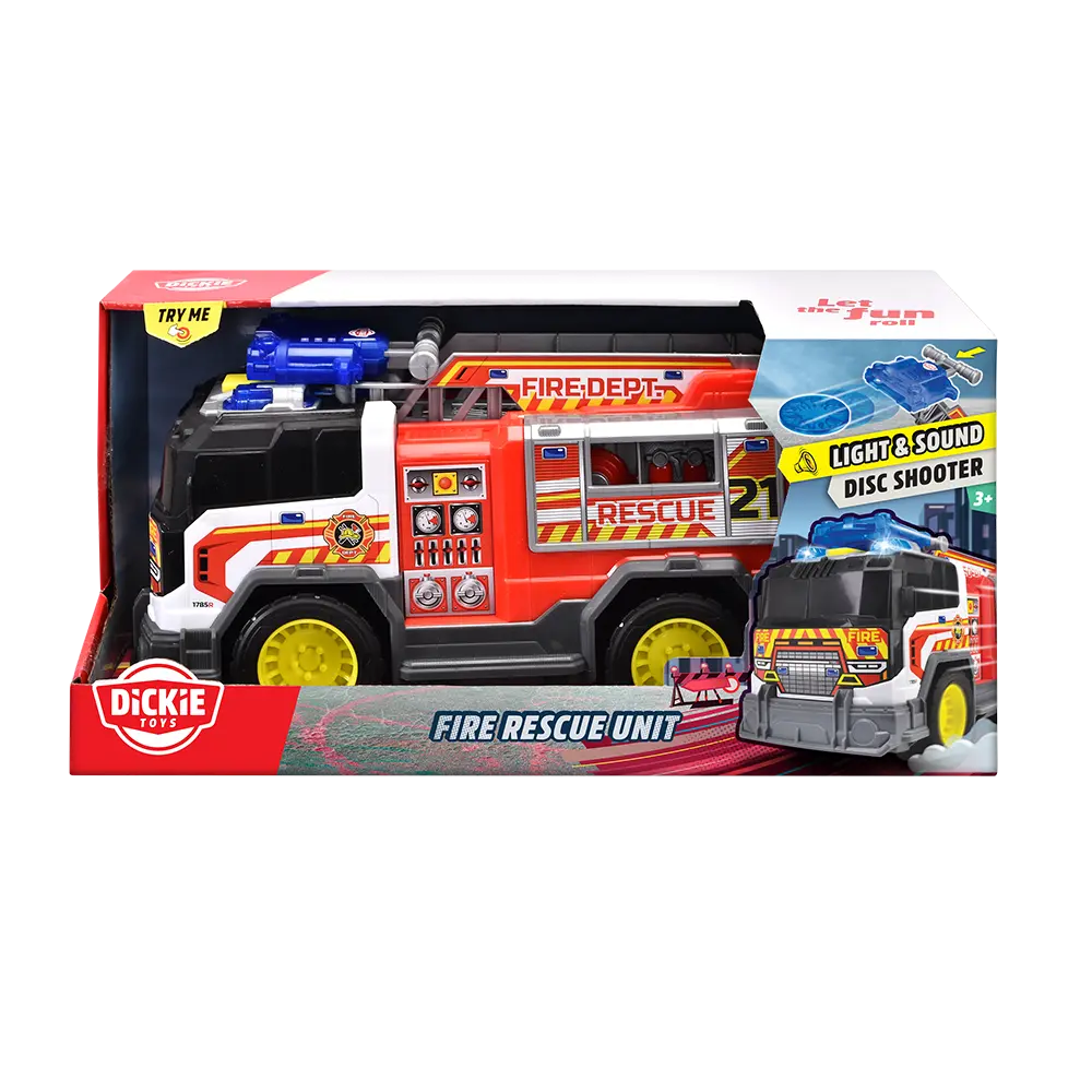 Dickie Toys | Vehículo de Rescate Contra Incendios