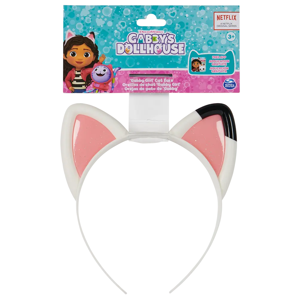 La Casa de Muñecas de Gabby | Vincha orejas gatito
