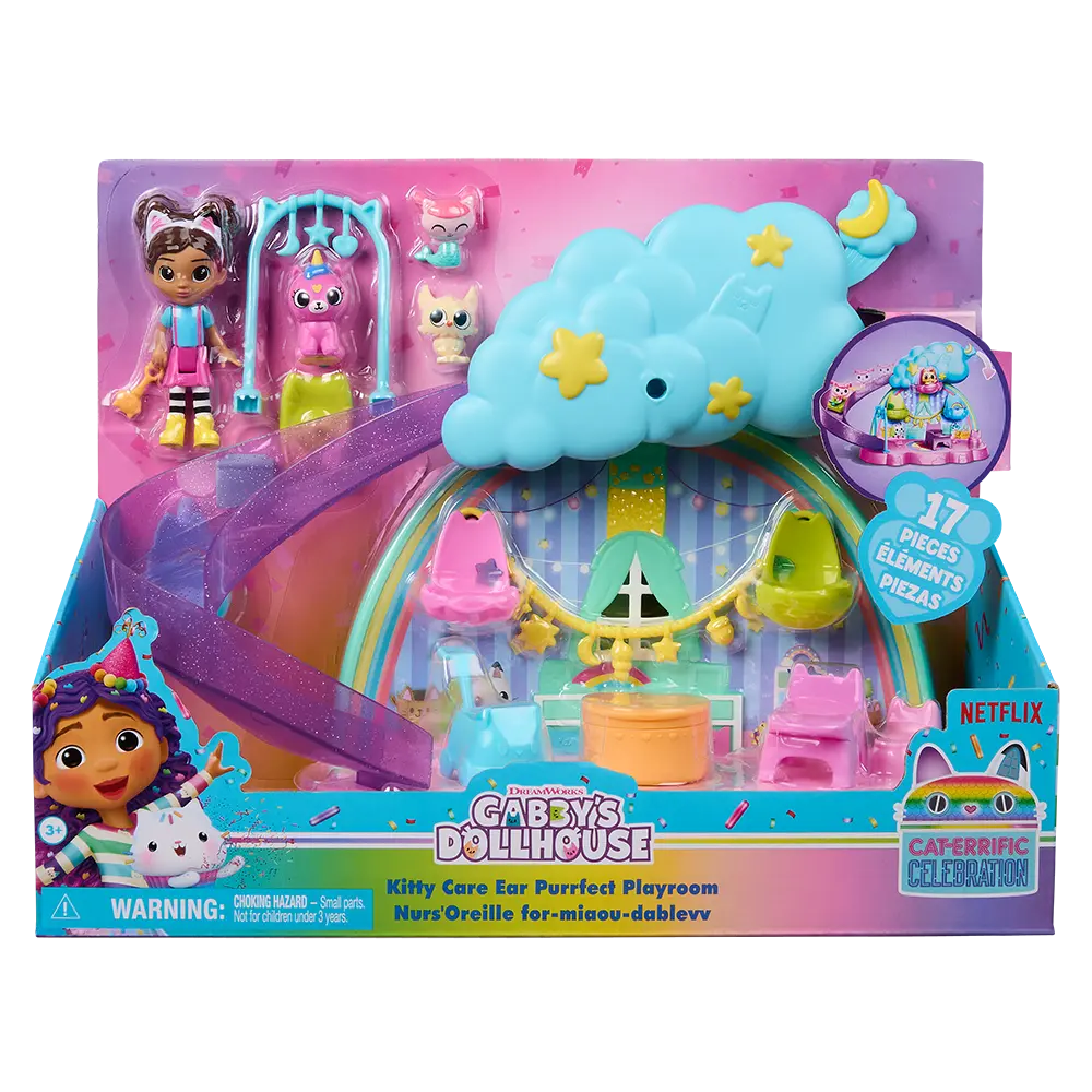 La Casa de Muñecas de Gabby | Playset Kitty Care Ear Purrfect Playroom | slide 7