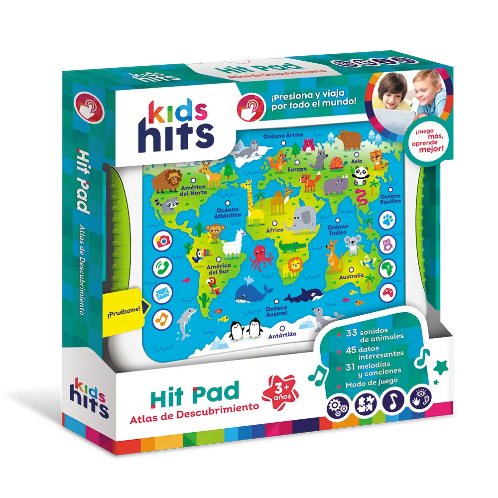 Kids Hits | Tableta Atlas Descubrimiento | slide 2
