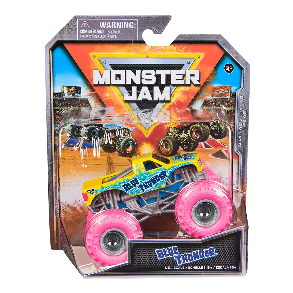 Monster Jam | Vehículo Blue Thunder 1:64