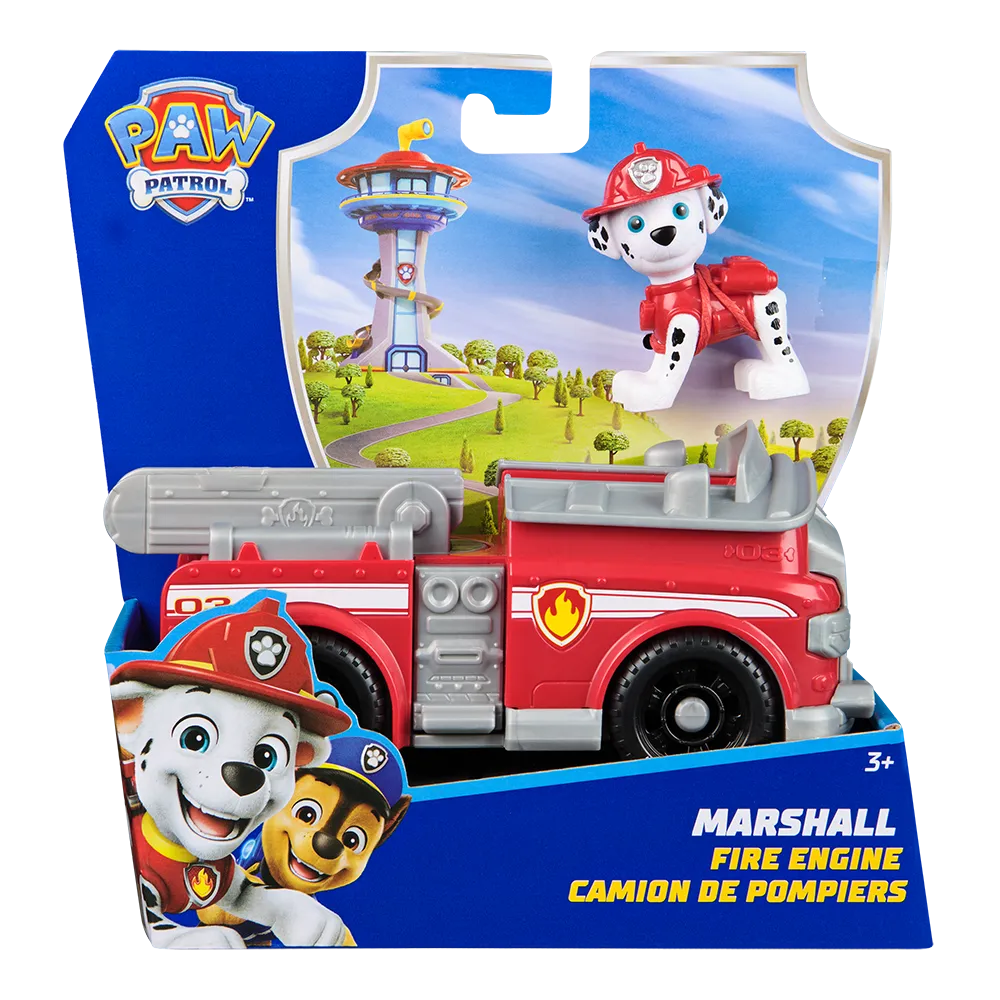 Paw Patrol | Vehículo con figura Marshall
