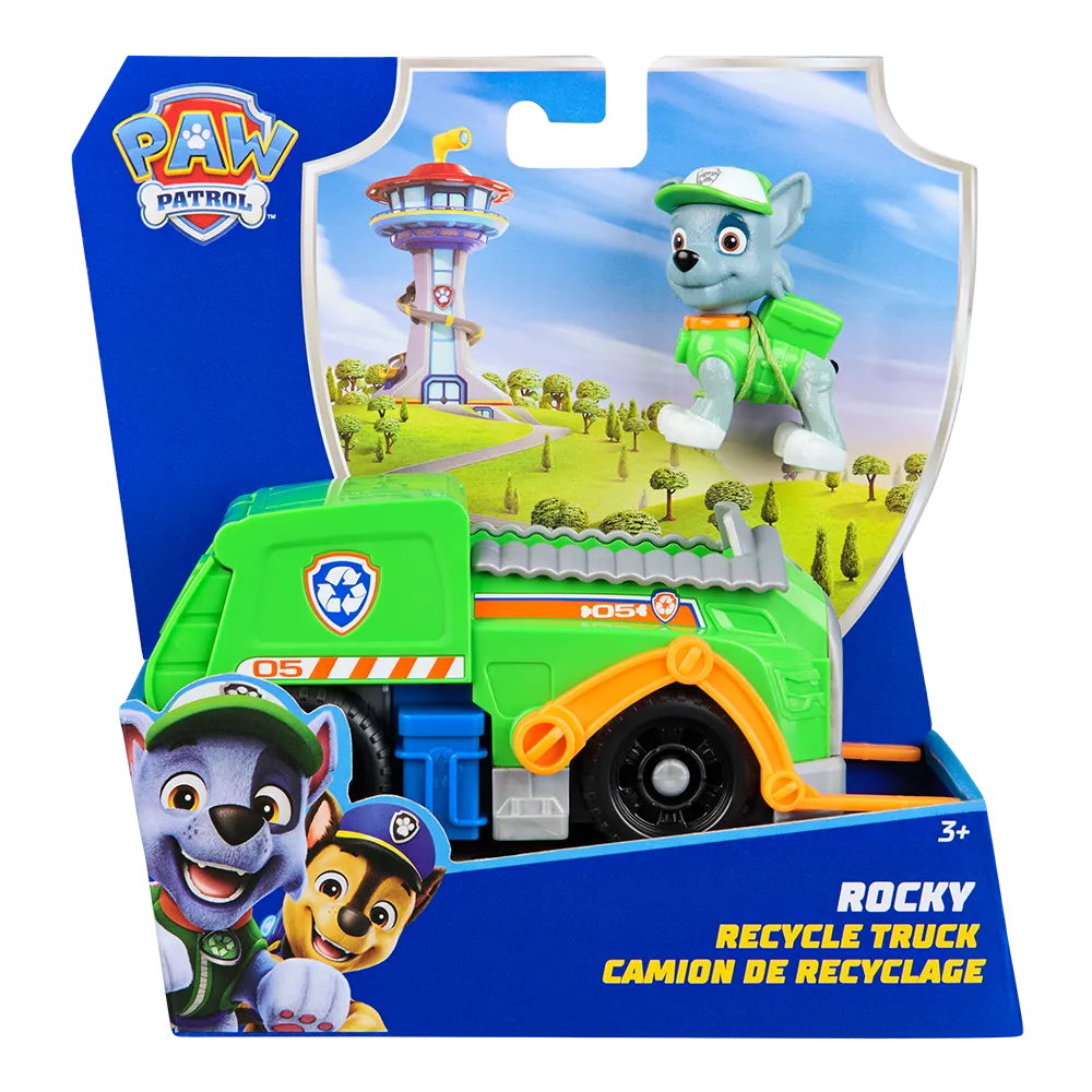 Paw Patrol | Vehículo con figura Rocky