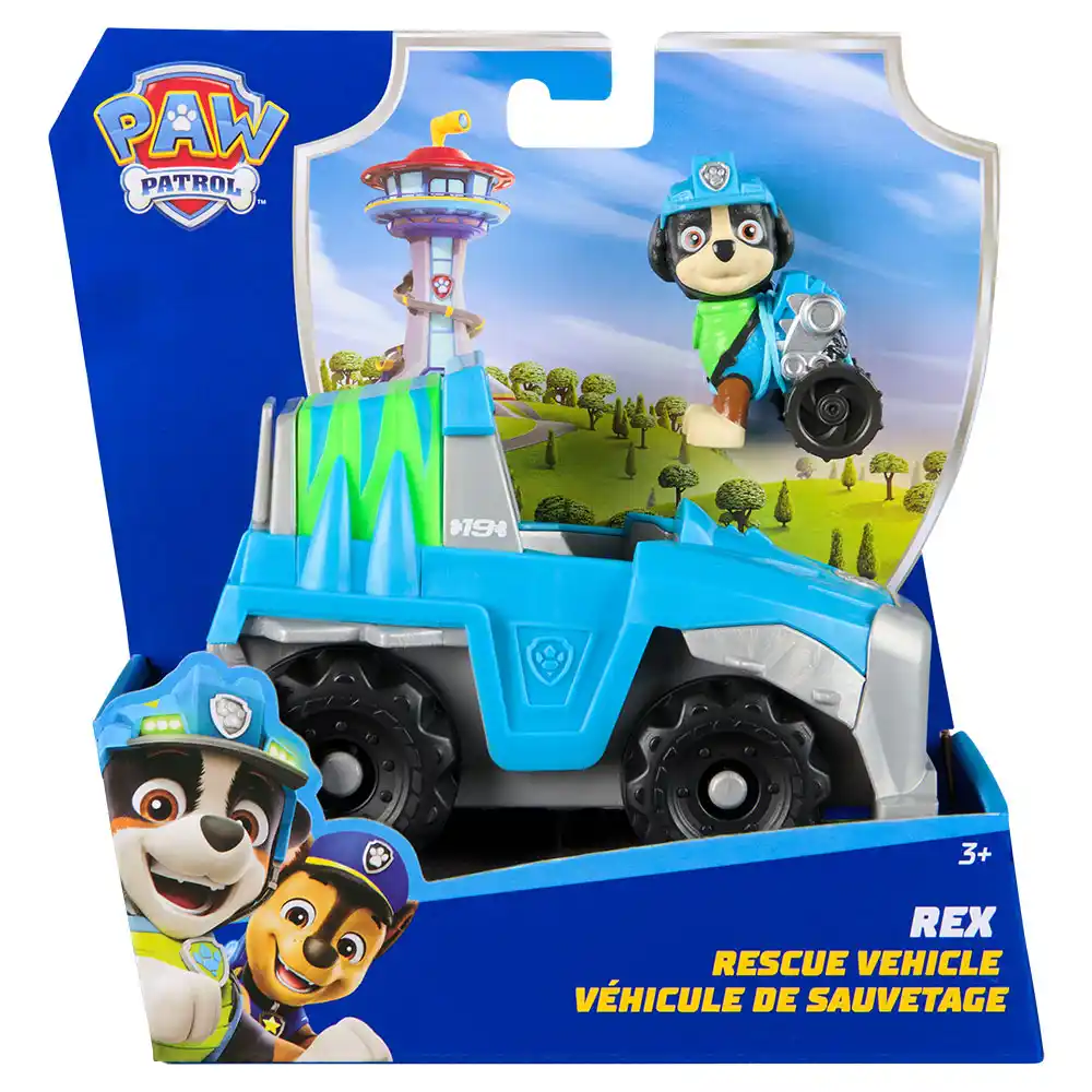 Paw Patrol | Vehículo con figura Rex