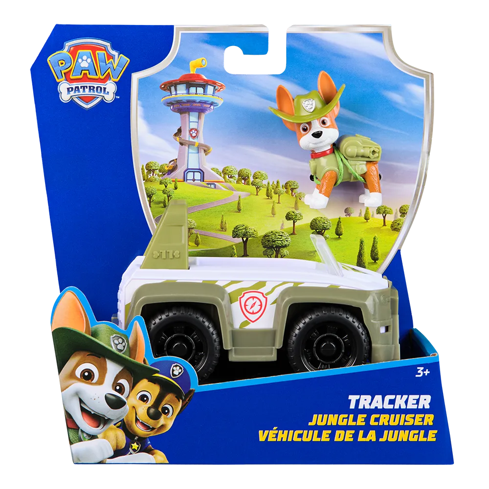 Paw Patrol | Vehículo con figura Tracker