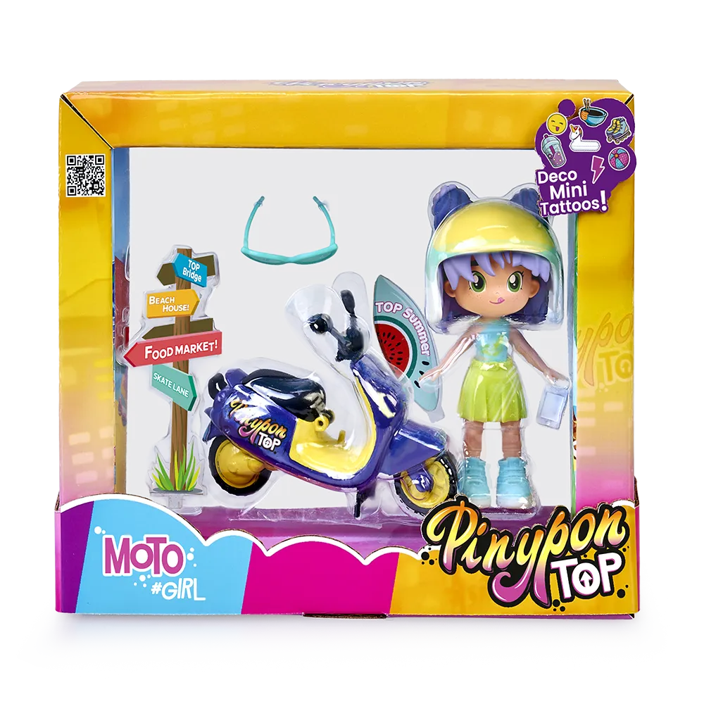 Pinypon Top | Playset Moto Girl
