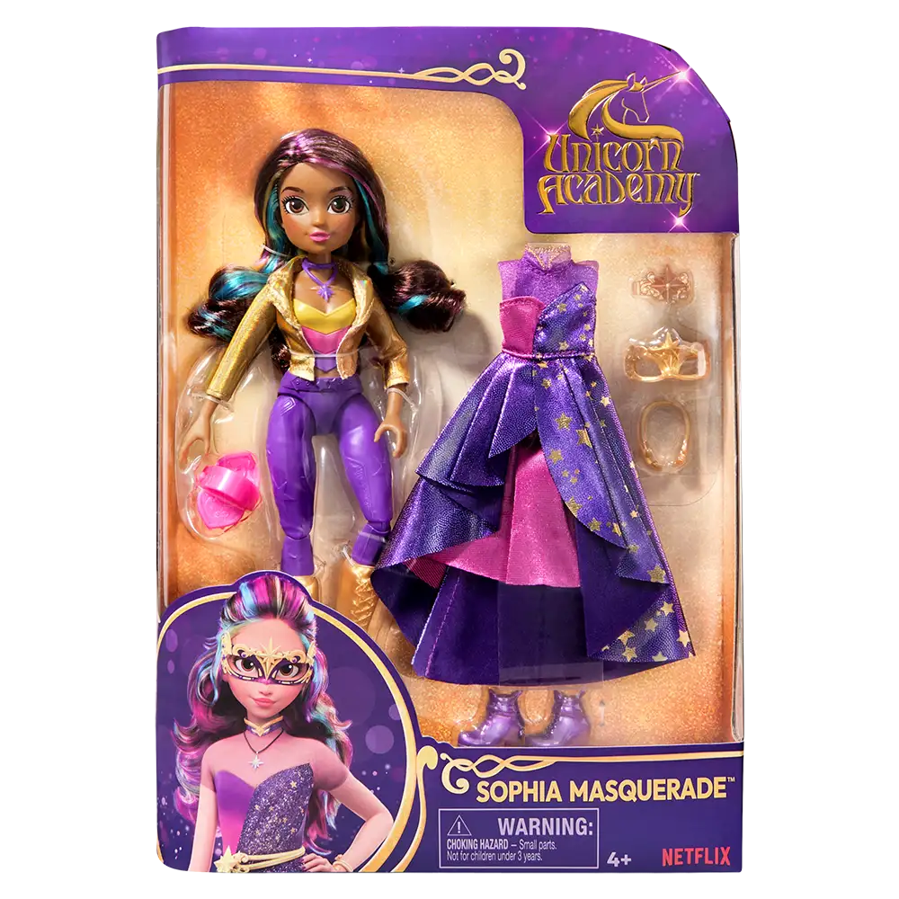Unicorn Academy | Muñeca Sophia Masquerade Ball