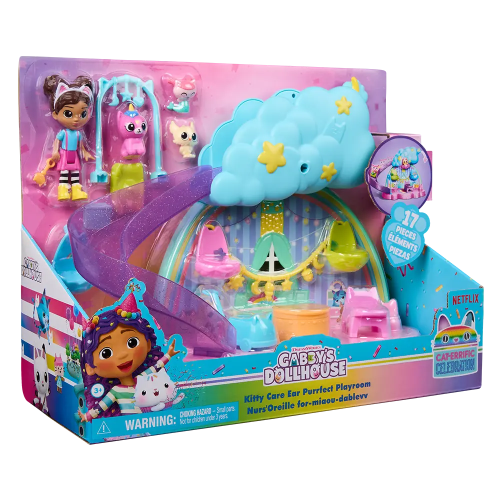 La Casa de Muñecas de Gabby | Playset Kitty Care Ear Purrfect Playroom | slide 6