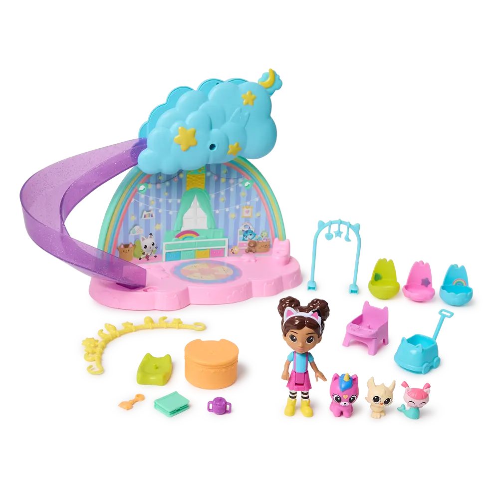La Casa de Muñecas de Gabby | Playset Kitty Care Ear Purrfect Playroom | slide 1