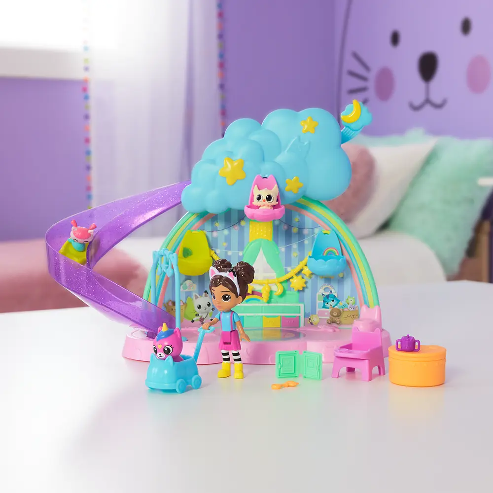 La Casa de Muñecas de Gabby | Playset Kitty Care Ear Purrfect Playroom | slide 4