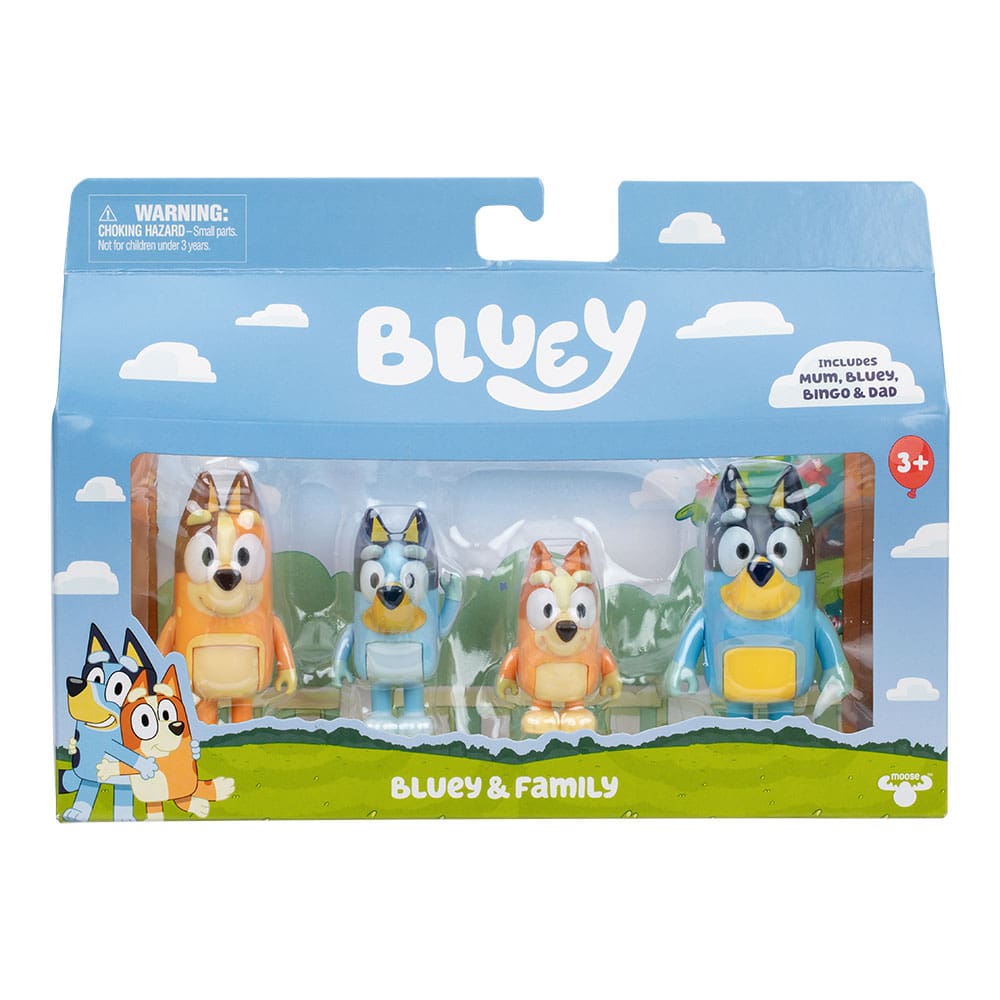 Bluey | Pack 4 Figuras | slide 1