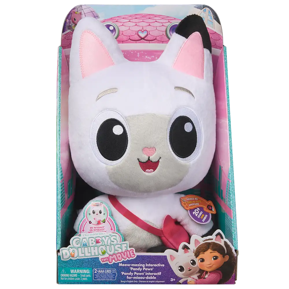 La Casa de Muñecas de Gabby | Peluche Interactivo Pandy Paws