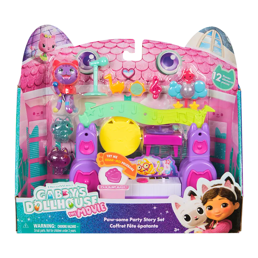 La Casa de Muñecas de Gabby | Playset Pawsome Party Story | slide 1