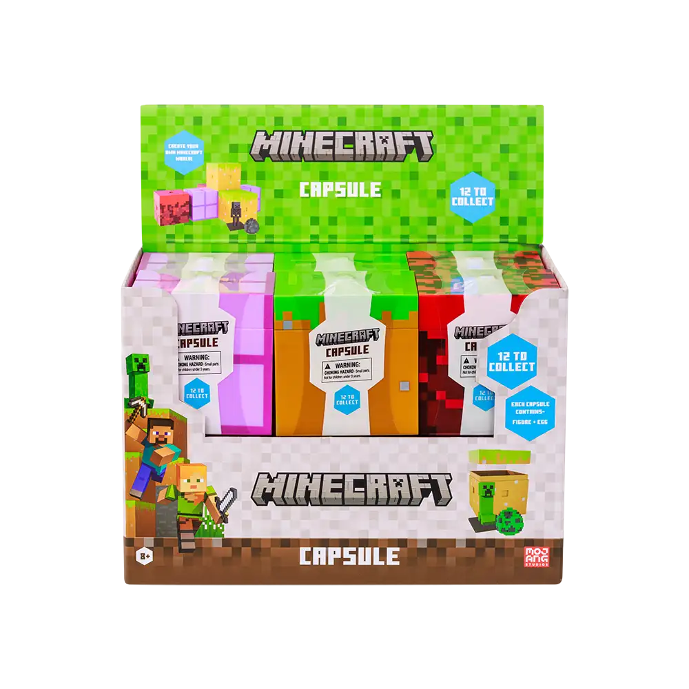 Minecraft | Cápsula con Figura