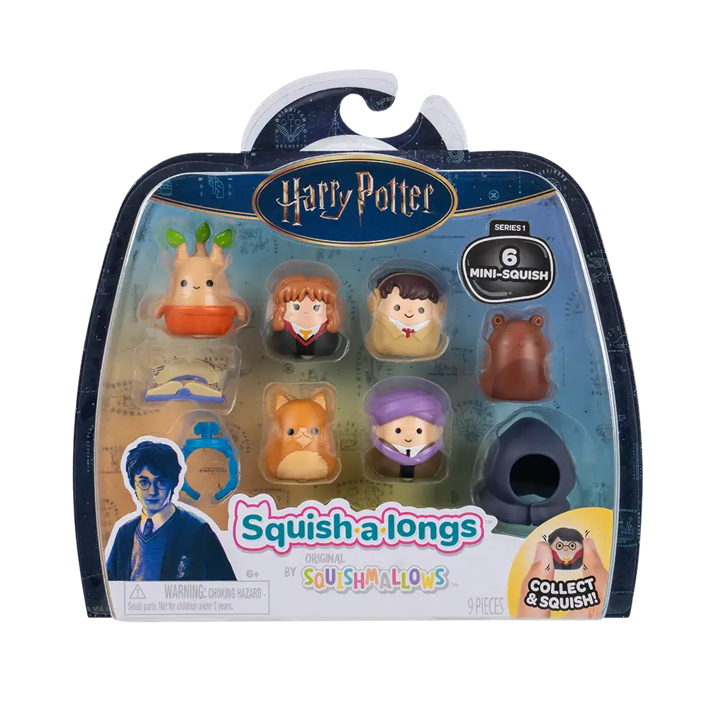 Squish-a-longs | Mini Juguete coleccionable Pack Harry Potter