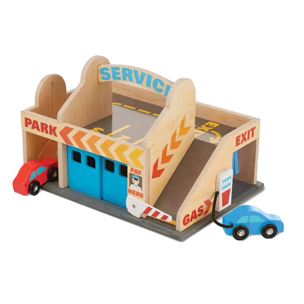 Melissa & Doug | Playset Estación de Servicio y Estacionamiento | slide 9