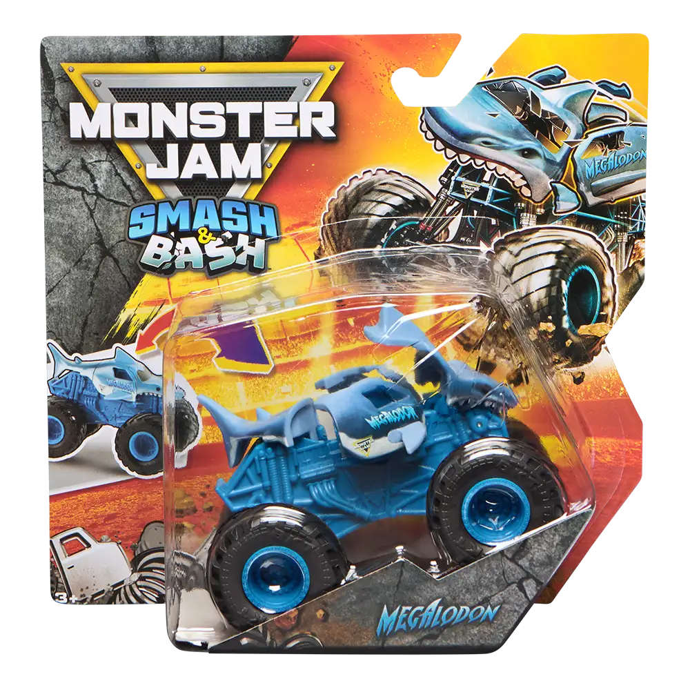 Monster Jam | Vehículos Smash & Bash 1:64