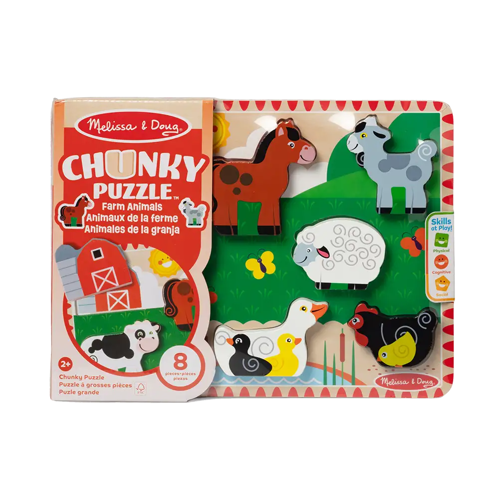 Melissa & Doug | Rompecabezas de madera Chunky | slide 7