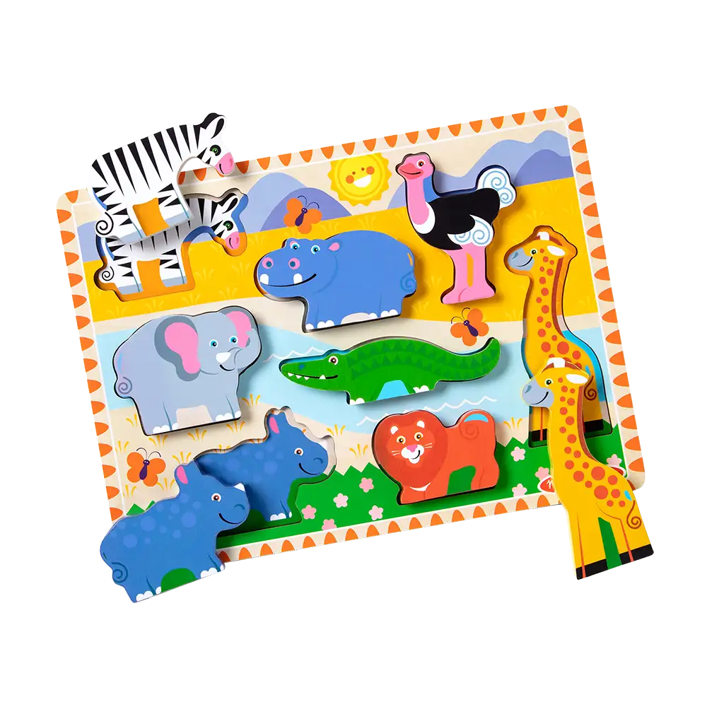 Melissa & Doug | Rompecabezas de madera Chunky | slide 6