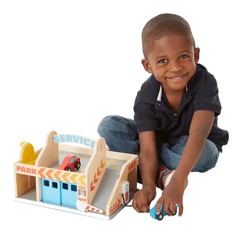 Melissa & Doug | Playset Estación de Servicio y Estacionamiento | slide 6