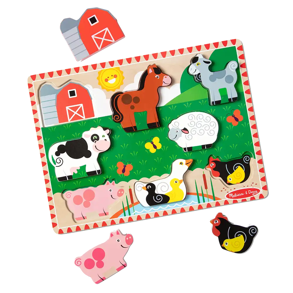 Melissa & Doug | Rompecabezas de madera Chunky | slide 4