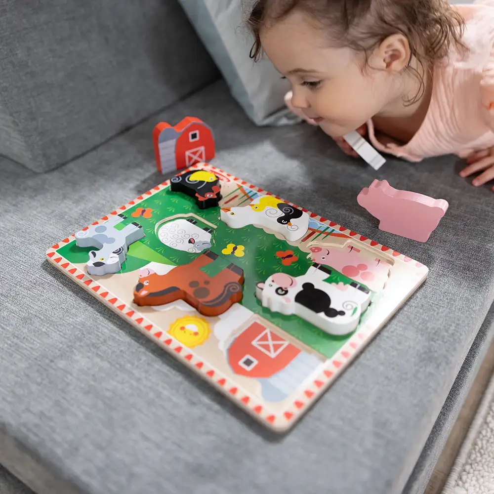 Melissa & Doug | Rompecabezas de madera Chunky | slide 3