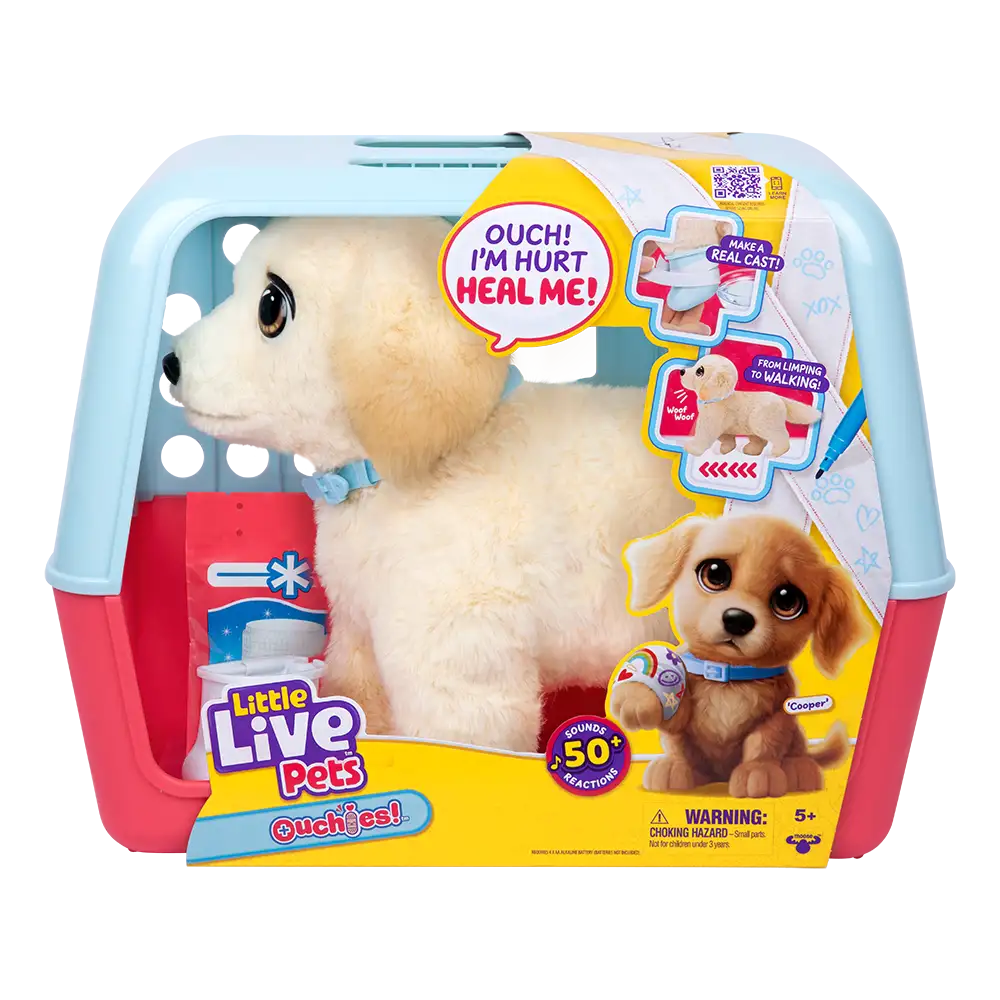 Little Live Pets | Cachorro Interactivo Ouchies