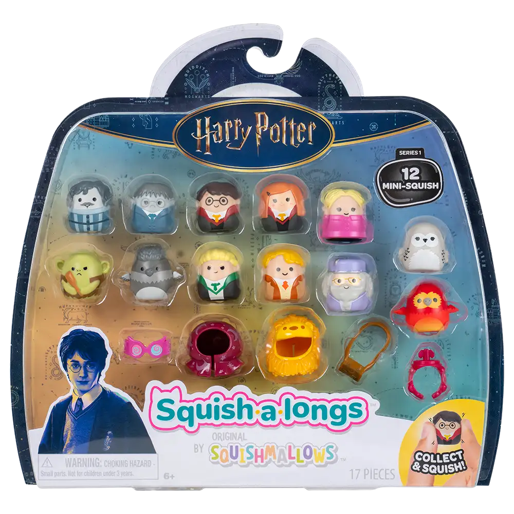 Squish-a-longs | Mini Figuras Squishalongs Harry Potter Pack 12