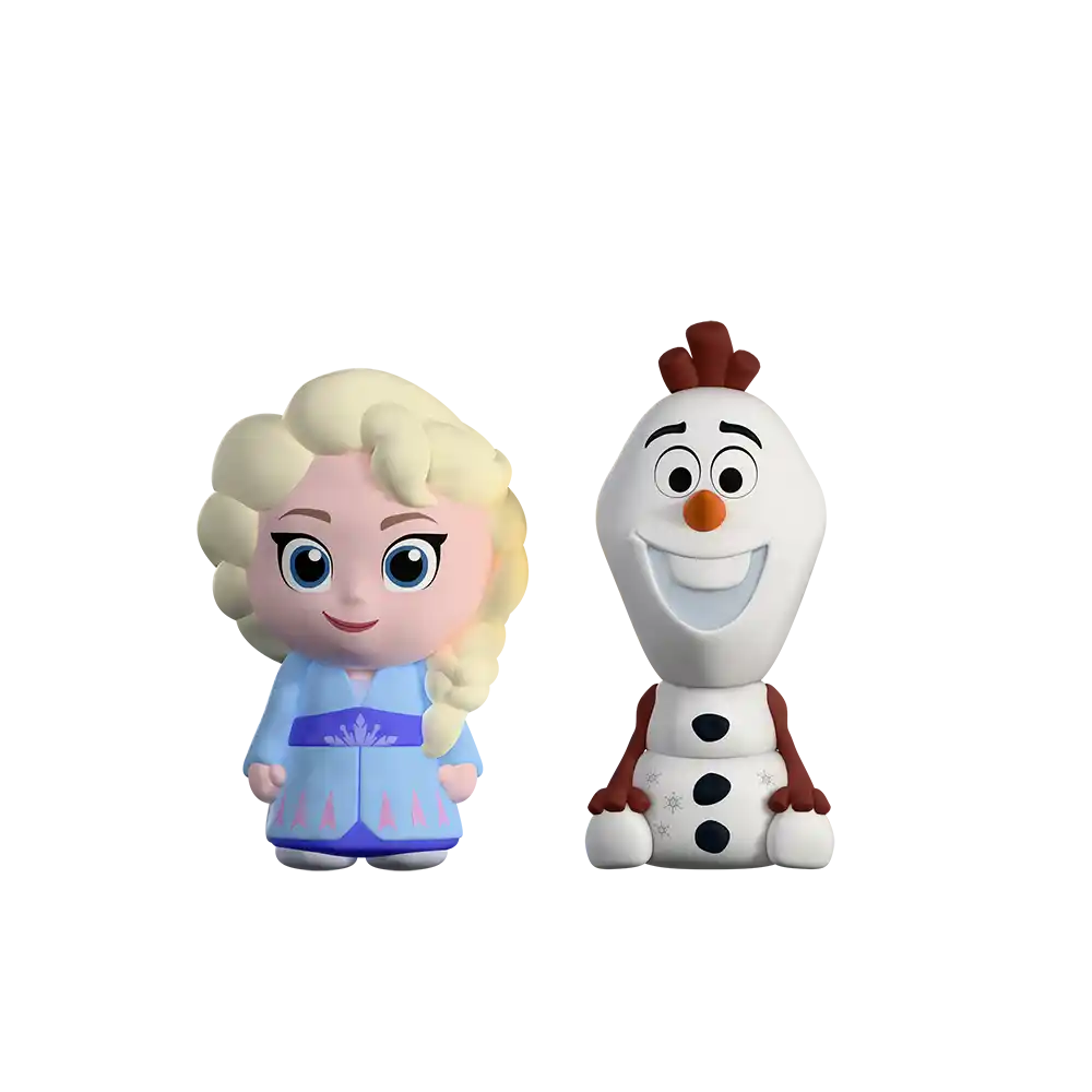 Frozen | Foamates Personajes Sorpresa Elsa y Olaf 